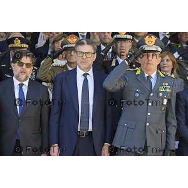 Bergamo Giuramento solenne del 125° corso \'\'Trieste IV\'\' e del 24° corso \'\'Cassiopea II\'\' 09 maggio 2026 cronaca Bergamo Italia Foto Tiziano Manzoni Lapresse