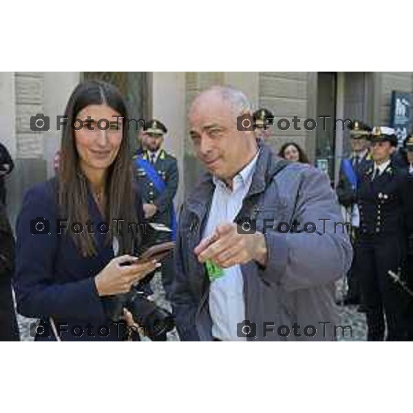 Bergamo Giuramento solenne del 125° corso \'\'Trieste IV\'\' e del 24° corso \'\'Cassiopea II\'\' 09 maggio 2026 cronaca Bergamo Italia Foto Tiziano Manzoni Lapresse