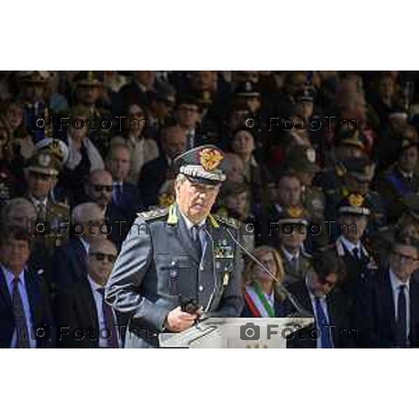 Bergamo Giuramento solenne del 125° corso \'\'Trieste IV\'\' e del 24° corso \'\'Cassiopea II\'\' 09 maggio 2026 cronaca Bergamo Italia Foto Tiziano Manzoni Lapresse