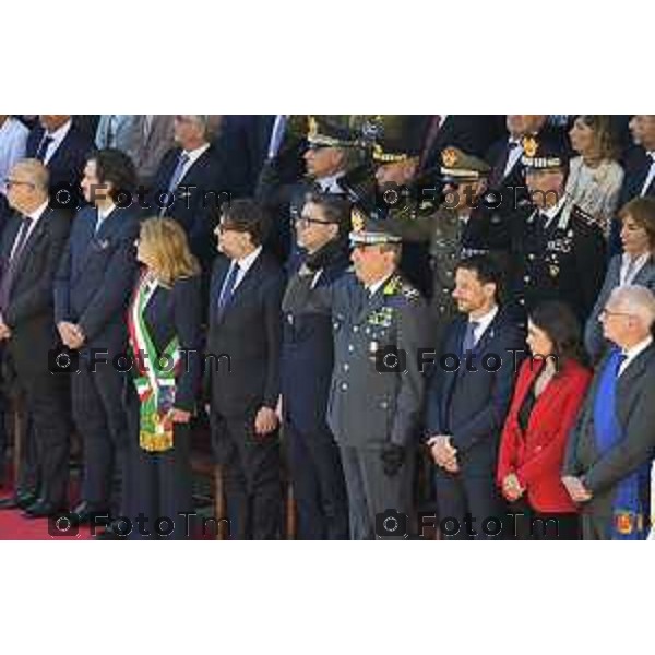 Bergamo Giuramento solenne del 125° corso \'\'Trieste IV\'\' e del 24° corso \'\'Cassiopea II\'\' 09 maggio 2026 cronaca Bergamo Italia Foto Tiziano Manzoni Lapresse