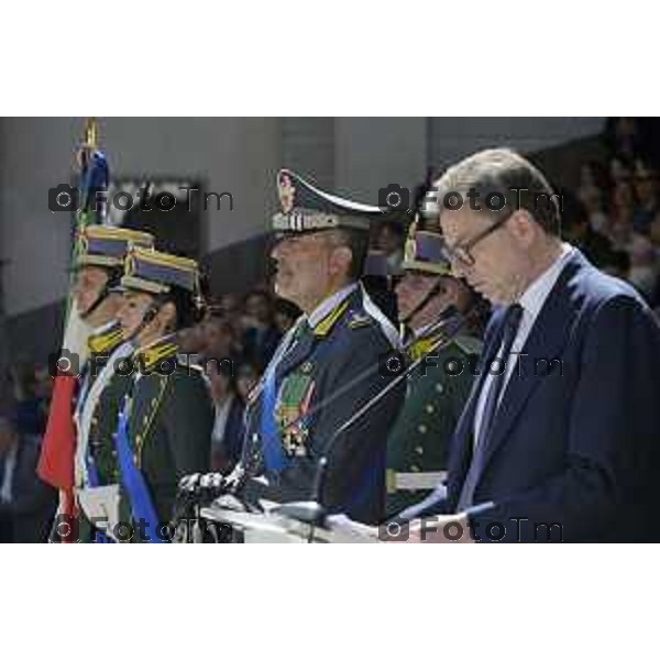 Bergamo Giuramento solenne del 125° corso \'\'Trieste IV\'\' e del 24° corso \'\'Cassiopea II\'\' 09 maggio 2026 cronaca Bergamo Italia Foto Tiziano Manzoni Lapresse