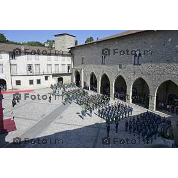Bergamo Giuramento solenne del 125° corso \'\'Trieste IV\'\' e del 24° corso \'\'Cassiopea II\'\' 09 maggio 2026 cronaca Bergamo Italia Foto Tiziano Manzoni Lapresse