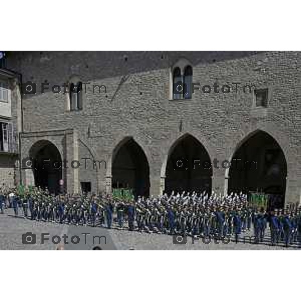 Bergamo Giuramento solenne del 125° corso \'\'Trieste IV\'\' e del 24° corso \'\'Cassiopea II\'\' 09 maggio 2026 cronaca Bergamo Italia Foto Tiziano Manzoni Lapresse