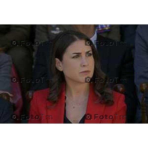 Bergamo Giuramento solenne del 125° corso \'\'Trieste IV\'\' e del 24° corso \'\'Cassiopea II\'\' 09 maggio 2026 cronaca Bergamo Italia Foto Tiziano Manzoni Lapresse