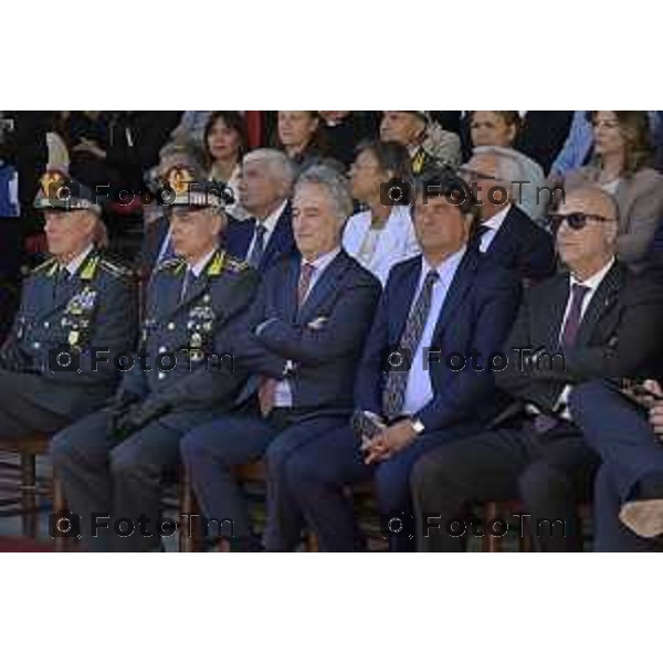 Bergamo Giuramento solenne del 125° corso \'\'Trieste IV\'\' e del 24° corso \'\'Cassiopea II\'\' 09 maggio 2026 cronaca Bergamo Italia Foto Tiziano Manzoni Lapresse