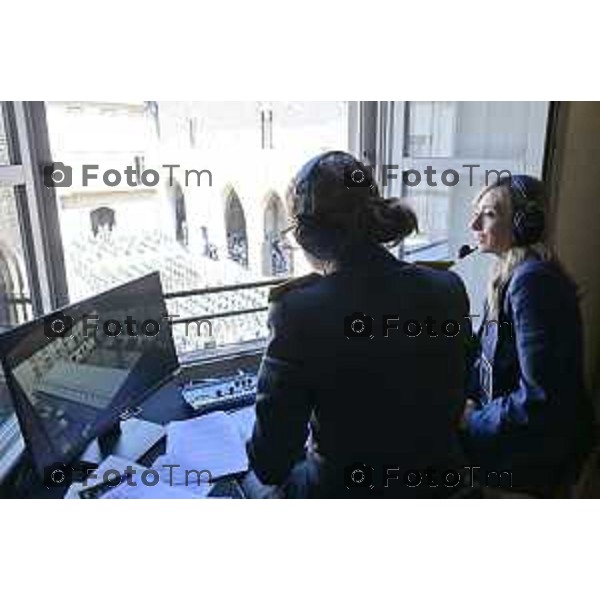 Bergamo Giuramento solenne del 125° corso \'\'Trieste IV\'\' e del 24° corso \'\'Cassiopea II\'\' 09 maggio 2026 cronaca Bergamo Italia Foto Tiziano Manzoni Lapresse