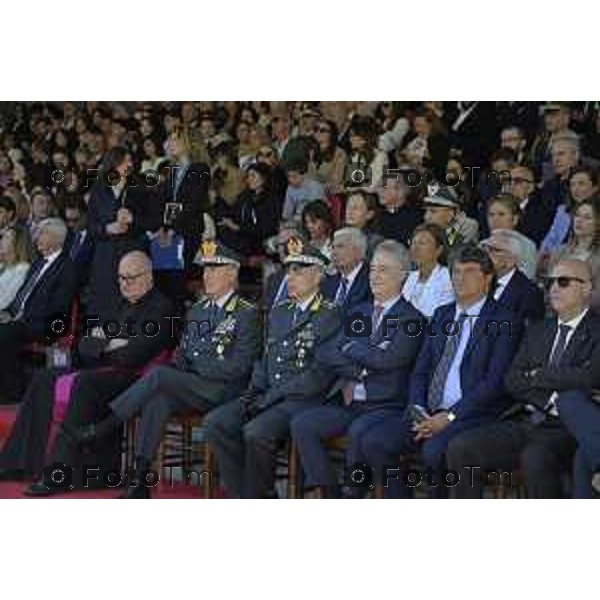 Bergamo Giuramento solenne del 125° corso \'\'Trieste IV\'\' e del 24° corso \'\'Cassiopea II\'\' 09 maggio 2026 cronaca Bergamo Italia Foto Tiziano Manzoni Lapresse