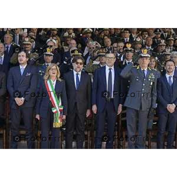Bergamo Giuramento solenne del 125° corso \'\'Trieste IV\'\' e del 24° corso \'\'Cassiopea II\'\' 09 maggio 2026 cronaca Bergamo Italia Foto Tiziano Manzoni Lapresse
