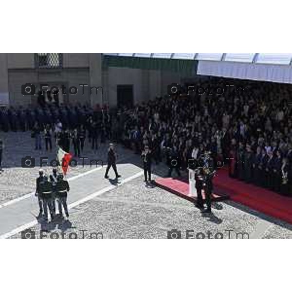 Bergamo Giuramento solenne del 125° corso \'\'Trieste IV\'\' e del 24° corso \'\'Cassiopea II\'\' 09 maggio 2026 cronaca Bergamo Italia Foto Tiziano Manzoni Lapresse
