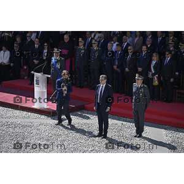 Bergamo Giuramento solenne del 125° corso \'\'Trieste IV\'\' e del 24° corso \'\'Cassiopea II\'\' 09 maggio 2026 cronaca Bergamo Italia Foto Tiziano Manzoni Lapresse