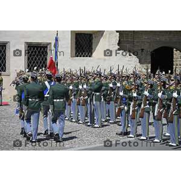 Bergamo Giuramento solenne del 125° corso \'\'Trieste IV\'\' e del 24° corso \'\'Cassiopea II\'\' 09 maggio 2026 cronaca Bergamo Italia Foto Tiziano Manzoni Lapresse