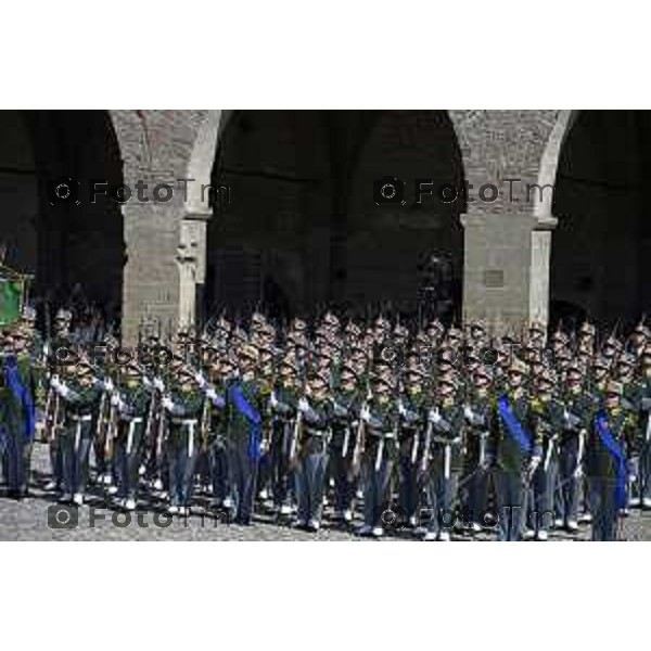 Bergamo Giuramento solenne del 125° corso \'\'Trieste IV\'\' e del 24° corso \'\'Cassiopea II\'\' 09 maggio 2026 cronaca Bergamo Italia Foto Tiziano Manzoni Lapresse