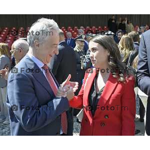 Bergamo Giuramento solenne del 125° corso \'\'Trieste IV\'\' e del 24° corso \'\'Cassiopea II\'\' 09 maggio 2026 cronaca Bergamo Italia Foto Tiziano Manzoni Lapresse