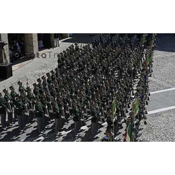 Bergamo Giuramento solenne del 125° corso \'\'Trieste IV\'\' e del 24° corso \'\'Cassiopea II\'\' 09 maggio 2026 cronaca Bergamo Italia Foto Tiziano Manzoni Lapresse