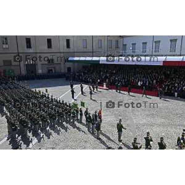 Bergamo Giuramento solenne del 125° corso \'\'Trieste IV\'\' e del 24° corso \'\'Cassiopea II\'\' 09 maggio 2026 cronaca Bergamo Italia Foto Tiziano Manzoni Lapresse