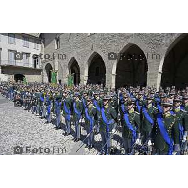 Bergamo Giuramento solenne del 125° corso \'\'Trieste IV\'\' e del 24° corso \'\'Cassiopea II\'\' 09 maggio 2026 cronaca Bergamo Italia Foto Tiziano Manzoni Lapresse