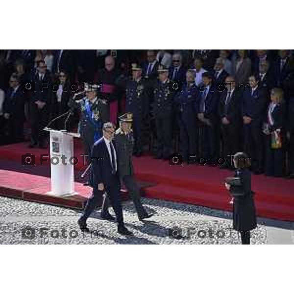Bergamo Giuramento solenne del 125° corso \'\'Trieste IV\'\' e del 24° corso \'\'Cassiopea II\'\' 09 maggio 2026 cronaca Bergamo Italia Foto Tiziano Manzoni Lapresse