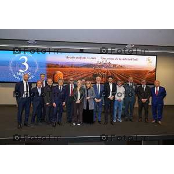 Bergamo presentazione della 50^ edizione Torneo di Tennis a favore della Solidarietà per il territorio bergamasco 11 maggio 2026 Di Gesu Italia foto Tiziano Manzoni Lapresse