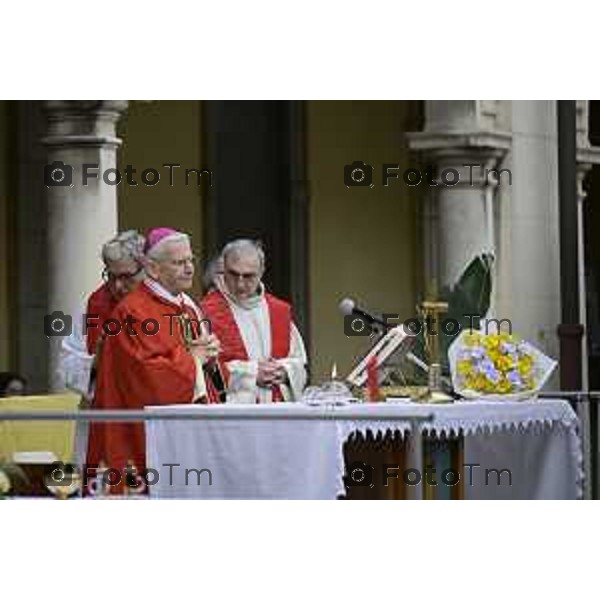 Bergamo Bergamo, Giulio Lovera morto a 9 anni investito da un\'auto: a scuola la messa dei compagni con il vescovo Beschi 14 maggio 2026 cronaca Bergamo Italia Foto Tiziano Manzoni Lapresse