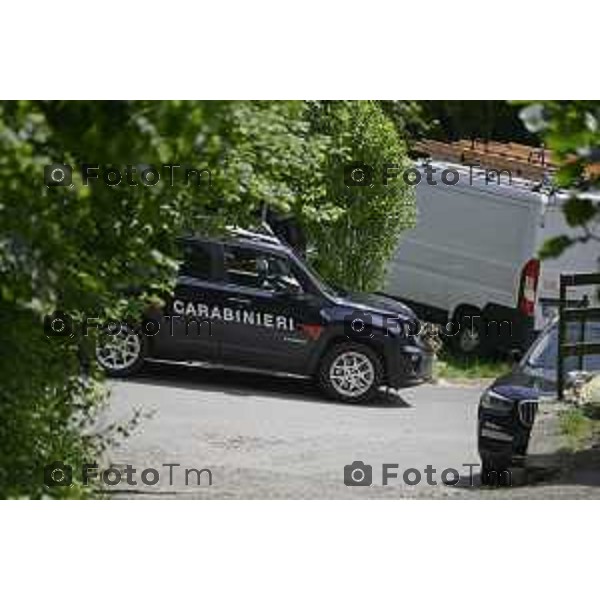 Sant\'Omobono Valle Imagna Bergamo ricerche, condotte dai carabinieri di Bergamo con il supporto delle unità cinofile di Firenze, si stanno concentrando in alcune aree rdi proprieta di francesco dolci in particolare a a Sant\'Omobono Terme 19 Maggio 2026 Bergamo Italia Foto Tiziano Manzoni Lapresse