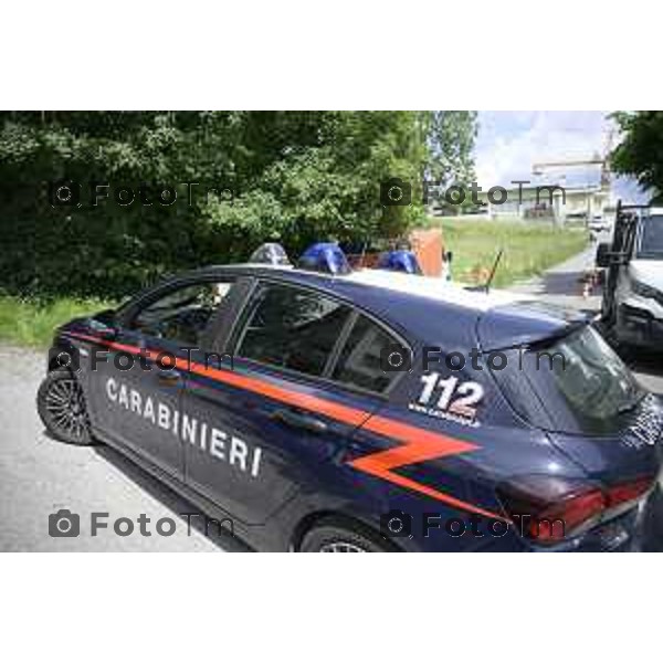 Sant\'Omobono Valle Imagna Bergamo ricerche, condotte dai carabinieri di Bergamo con il supporto delle unità cinofile di Firenze, si stanno concentrando in alcune aree rdi proprieta di francesco dolci in particolare a a Sant\'Omobono Terme 19 Maggio 2026 Bergamo Italia Foto Tiziano Manzoni Lapresse