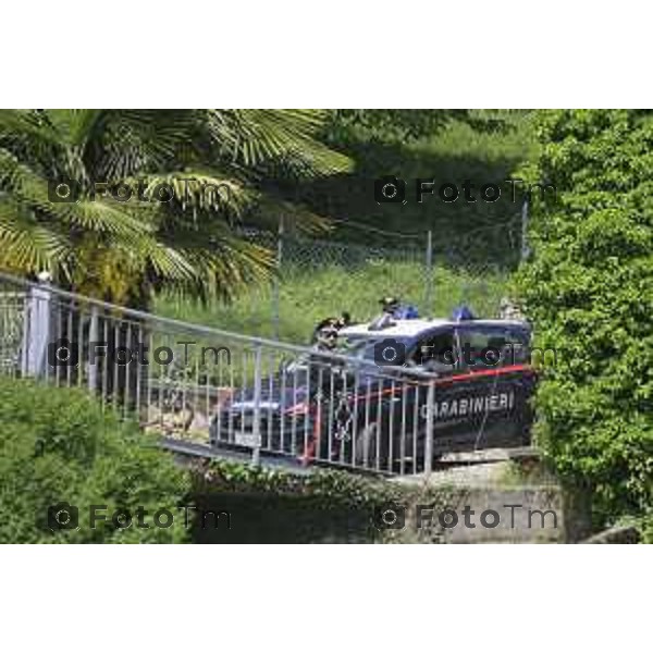 Sant\'Omobono Valle Imagna Bergamo ricerche, condotte dai carabinieri di Bergamo con il supporto delle unità cinofile di Firenze, si stanno concentrando in alcune aree rdi proprieta di francesco dolci in particolare a a Sant\'Omobono Terme 19 Maggio 2026 Bergamo Italia Foto Tiziano Manzoni Lapresse