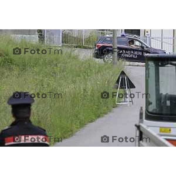 Sant\'Omobono Valle Imagna Bergamo ricerche, condotte dai carabinieri di Bergamo con il supporto delle unità cinofile di Firenze, si stanno concentrando in alcune aree rdi proprieta di francesco dolci in particolare a a Sant\'Omobono Terme 19 Maggio 2026 Bergamo Italia Foto Tiziano Manzoni Lapresse