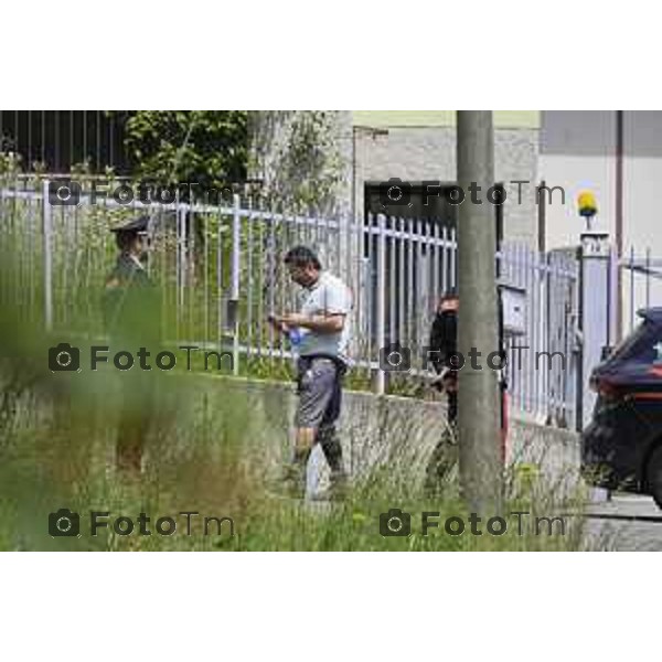 Sant\'Omobono Valle Imagna Bergamo ricerche, condotte dai carabinieri di Bergamo con il supporto delle unità cinofile di Firenze, si stanno concentrando in alcune aree rdi proprieta di francesco dolci in particolare a a Sant\'Omobono Terme Francesco Dolci 19 Maggio 2026 Bergamo Italia Foto Tiziano Manzoni Lapresse