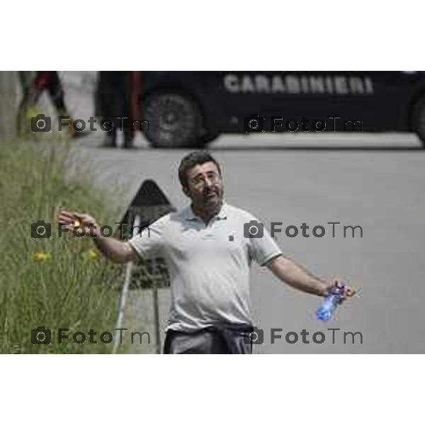 Sant\'Omobono Valle Imagna Bergamo ricerche, condotte dai carabinieri di Bergamo con il supporto delle unità cinofile di Firenze, si stanno concentrando in alcune aree rdi proprieta di francesco dolci in particolare a a Sant\'Omobono Terme Francesco Dolci 19 Maggio 2026 Bergamo Italia Foto Tiziano Manzoni Lapresse