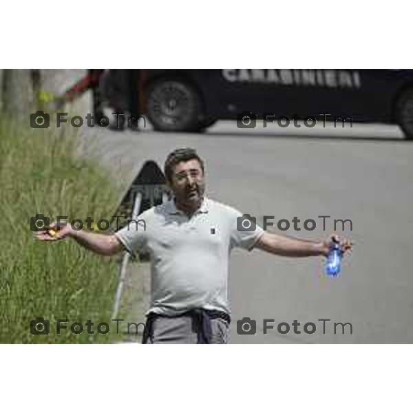 Sant\'Omobono Valle Imagna Bergamo ricerche, condotte dai carabinieri di Bergamo con il supporto delle unità cinofile di Firenze, si stanno concentrando in alcune aree rdi proprieta di francesco dolci in particolare a a Sant\'Omobono Terme Francesco Dolci 19 Maggio 2026 Bergamo Italia Foto Tiziano Manzoni Lapresse