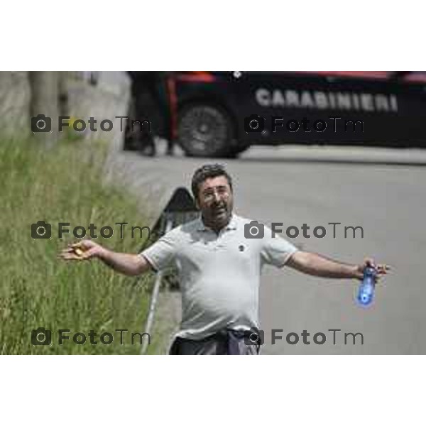 Sant\'Omobono Valle Imagna Bergamo ricerche, condotte dai carabinieri di Bergamo con il supporto delle unità cinofile di Firenze, si stanno concentrando in alcune aree rdi proprieta di francesco dolci in particolare a a Sant\'Omobono Terme Francesco Dolci 19 Maggio 2026 Bergamo Italia Foto Tiziano Manzoni Lapresse