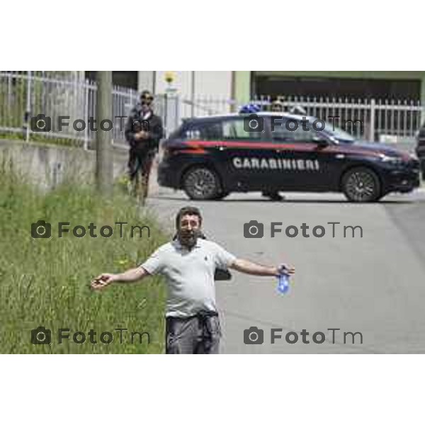 Sant\'Omobono Valle Imagna Bergamo ricerche, condotte dai carabinieri di Bergamo con il supporto delle unità cinofile di Firenze, si stanno concentrando in alcune aree rdi proprieta di francesco dolci in particolare a a Sant\'Omobono Terme Francesco Dolci 19 Maggio 2026 Bergamo Italia Foto Tiziano Manzoni Lapresse