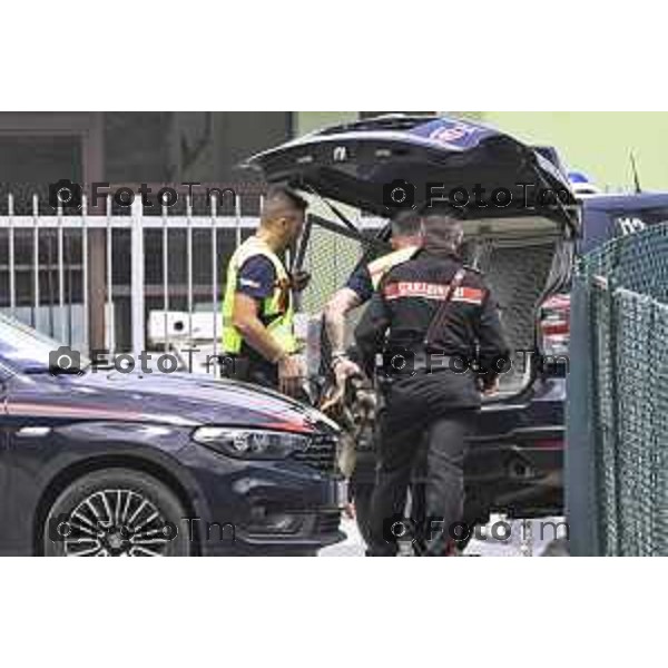 Sant\'Omobono Valle Imagna Bergamo ricerche, condotte dai carabinieri di Bergamo con il supporto delle unità cinofile di Firenze, si stanno concentrando in alcune aree rdi proprieta di francesco dolci in particolare a a Sant\'Omobono Terme 19 Maggio 2026 Bergamo Italia Foto Tiziano Manzoni Lapresse