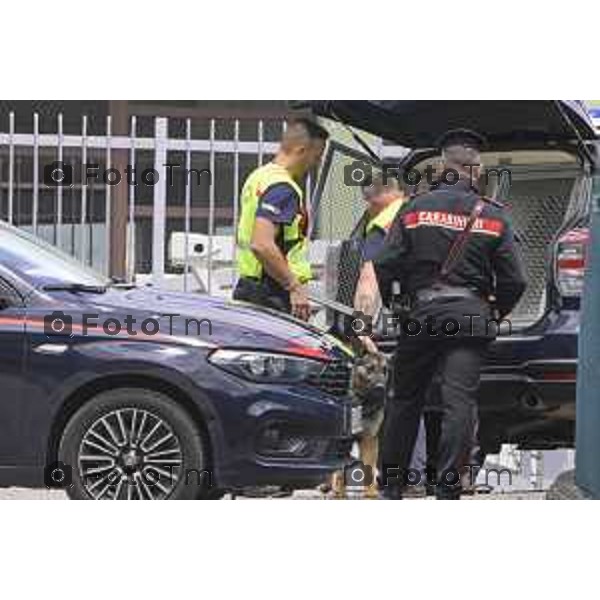 Sant\'Omobono Valle Imagna Bergamo ricerche, condotte dai carabinieri di Bergamo con il supporto delle unità cinofile di Firenze, si stanno concentrando in alcune aree rdi proprieta di francesco dolci in particolare a a Sant\'Omobono Terme 19 Maggio 2026 Bergamo Italia Foto Tiziano Manzoni Lapresse