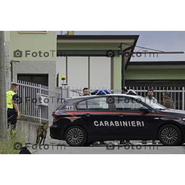 Sant\'Omobono Valle Imagna Bergamo ricerche, condotte dai carabinieri di Bergamo con il supporto delle unità cinofile di Firenze, si stanno concentrando in alcune aree rdi proprieta di francesco dolci in particolare a a Sant\'Omobono Terme 19 Maggio 2026 Bergamo Italia Foto Tiziano Manzoni Lapresse