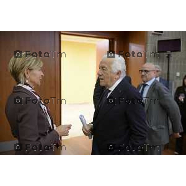Fiera di Bergamo. IVS - Industrial Valve Summit, fiera internazionalel settore valvole industriali Agnelli Paolo con Persico 19 Maggio 2026 Bergamo Italia Foto Tiziano Manzoni Lapresse