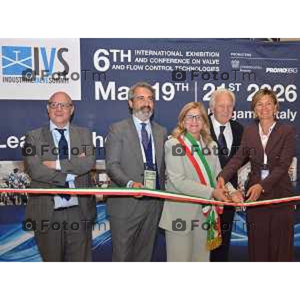 Fiera di Bergamo. IVS - Industrial Valve Summit, fiera internazionalel settore valvole industriali 19 Maggio 2026 Bergamo Italia Foto Tiziano Manzoni Lapresse