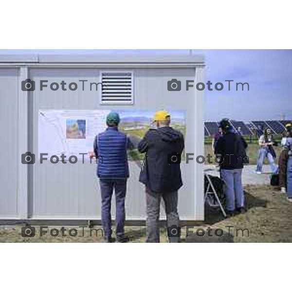 Chignolo D\'isola Bergamo Italgen parco fotovoltaico piu grande della lombardia 20 maggio 2026 cronaca Bergamo Italia Foto Tiziano Manzoni Lapresse