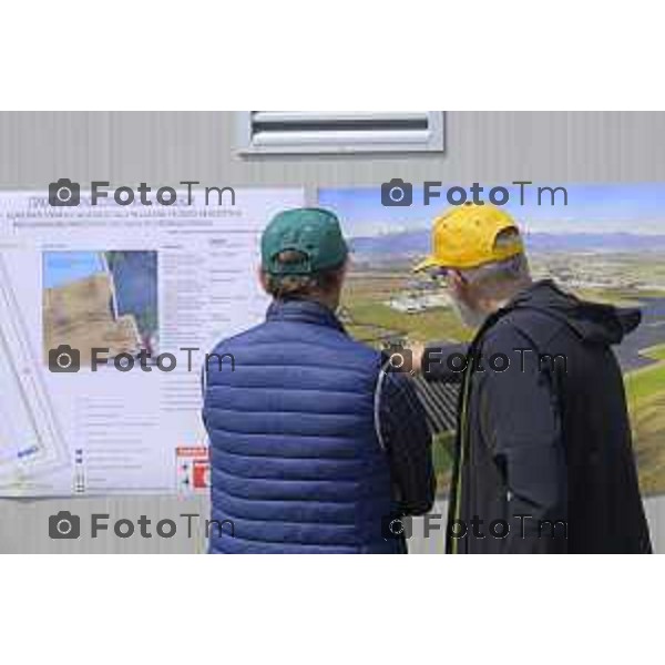 Chignolo D\'isola Bergamo Italgen parco fotovoltaico piu grande della lombardia 20 maggio 2026 cronaca Bergamo Italia Foto Tiziano Manzoni Lapresse