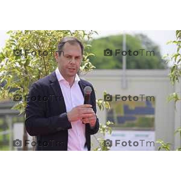 Chignolo D\'isola Bergamo Italgen parco fotovoltaico piu grande della lombardia 20 maggio 2026 cronaca Bergamo Italia Luca Musicco Foto Tiziano Manzoni Lapresse