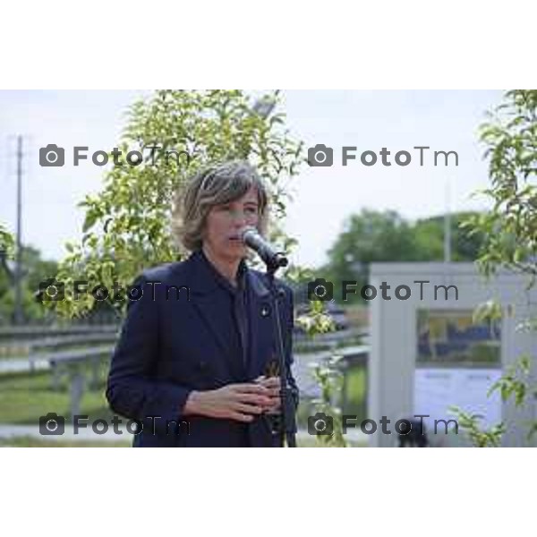 Chignolo D\'isola Bergamo Italgen parco fotovoltaico piu grande della lombardia 20 maggio 2026 cronaca Bergamo Italia Giovanna Ricuperati Foto Tiziano Manzoni Lapresse