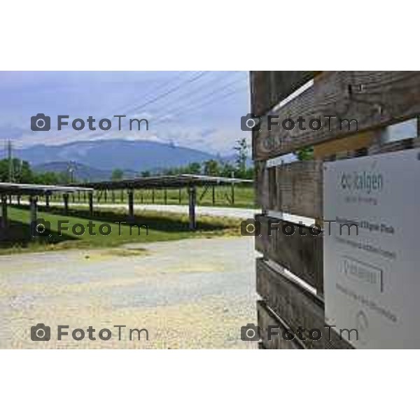 Chignolo D\'isola Bergamo Italgen parco fotovoltaico piu grande della lombardia 20 maggio 2026 cronaca Bergamo Italia Foto Tiziano Manzoni Lapresse