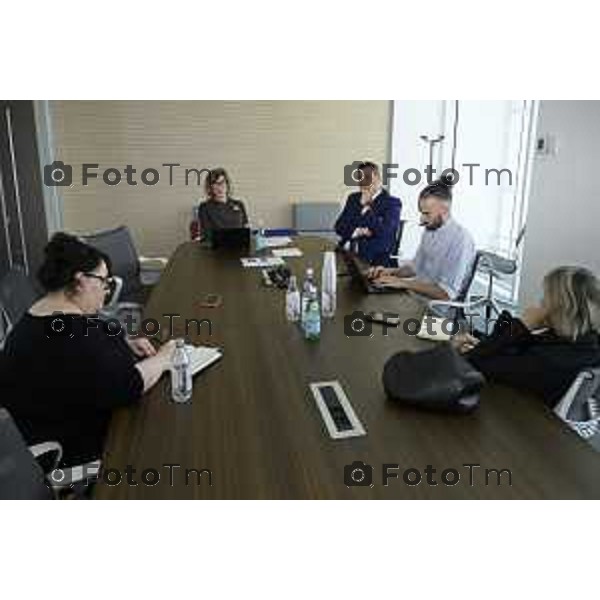 Bergamo punto sull’attività Presidente di Confindustria Bergamo Giovanna Ricuperati e il Direttore Generale Paolo Piantoni. 28 maggio 2026 cronaca Bergamo Italia Foto Tiziano Manzoni Lapresse