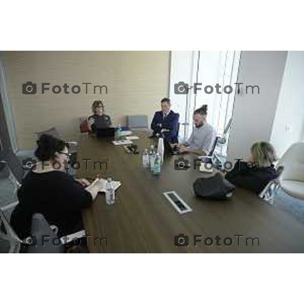 Bergamo punto sull’attività Presidente di Confindustria Bergamo Giovanna Ricuperati e il Direttore Generale Paolo Piantoni. 28 maggio 2026 cronaca Bergamo Italia Foto Tiziano Manzoni Lapresse