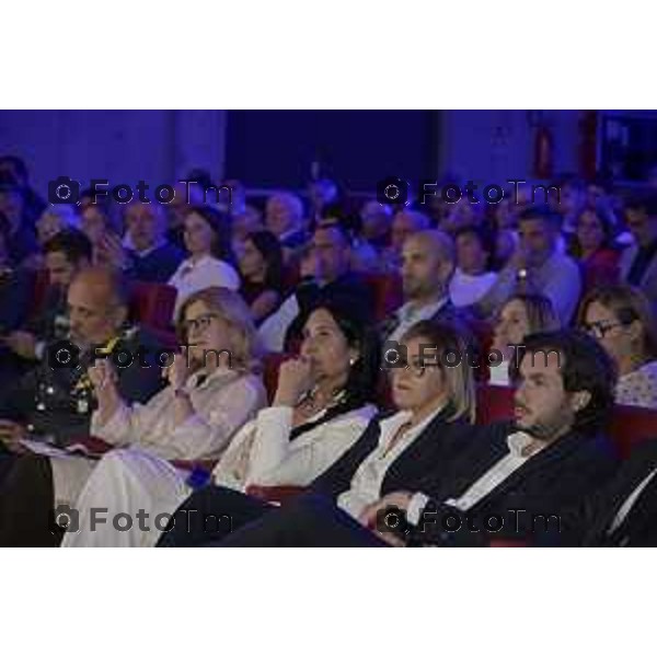 Bergamo Bergamo Convegno Guardia di Finanza "Dall\'Europa ai territori: come utilizzare i fondi UE per lo sviluppo locale" Intervento del ministro Tommaso Foti 29 maggio 2026 cronaca Bergamo Italia Foto Tiziano Manzoni Lapresse