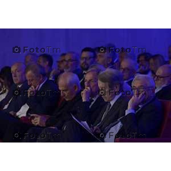 Bergamo Bergamo Convegno Guardia di Finanza "Dall\'Europa ai territori: come utilizzare i fondi UE per lo sviluppo locale" Intervento del ministro Tommaso Foti 29 maggio 2026 cronaca Bergamo Italia Foto Tiziano Manzoni Lapresse