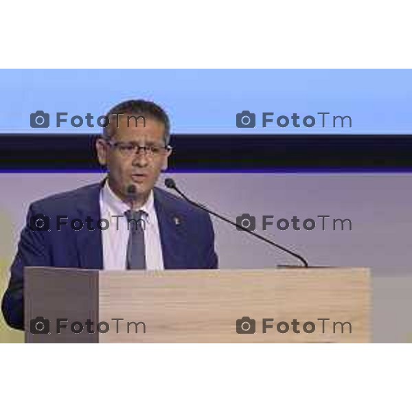 Bergamo Bergamo Convegno Guardia di Finanza "Dall\'Europa ai territori: come utilizzare i fondi UE per lo sviluppo locale" Intervento Valois 29 maggio 2026 cronaca Bergamo Italia Foto Tiziano Manzoni Lapresse