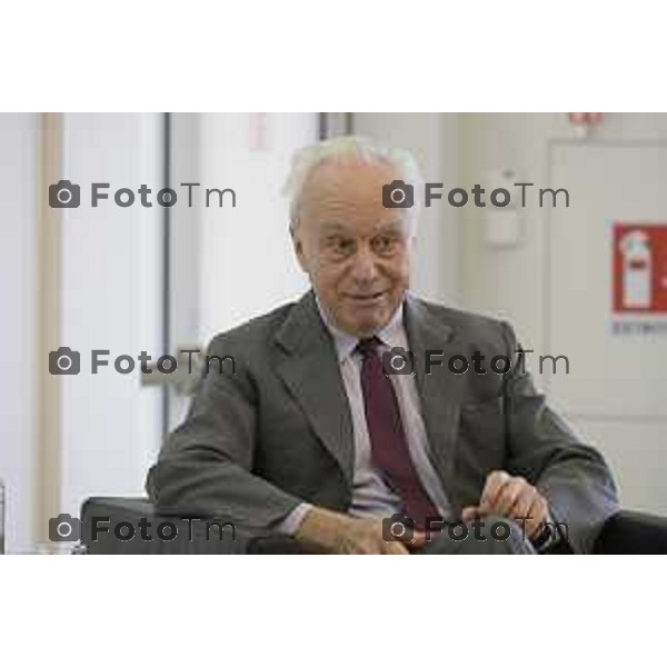 Bergamo presentazione del libro “Brembo - La velocità dei freni, storia di un’impresa dall’Italia al mondo” di Paolo Bricco con Enrico Letta e Francesco Giaazzi 29 maggio 2026 cronaca Bergamo Italia Foto Tiziano Manzoni Lapresse