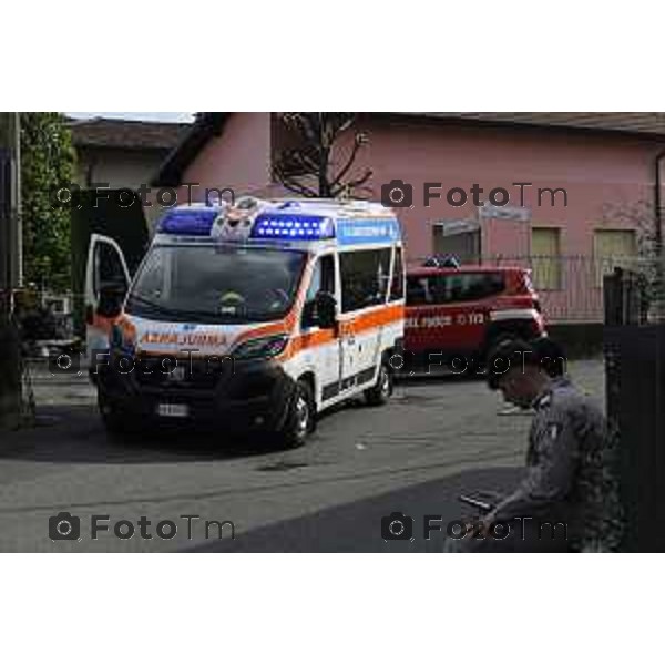 L\'ultraleggero distrutto tra le case di Valbrembo Bergamo 1 Giugno 2026 cronaca Bergamo Italia Foto Tiziano Manzoni Lapresse