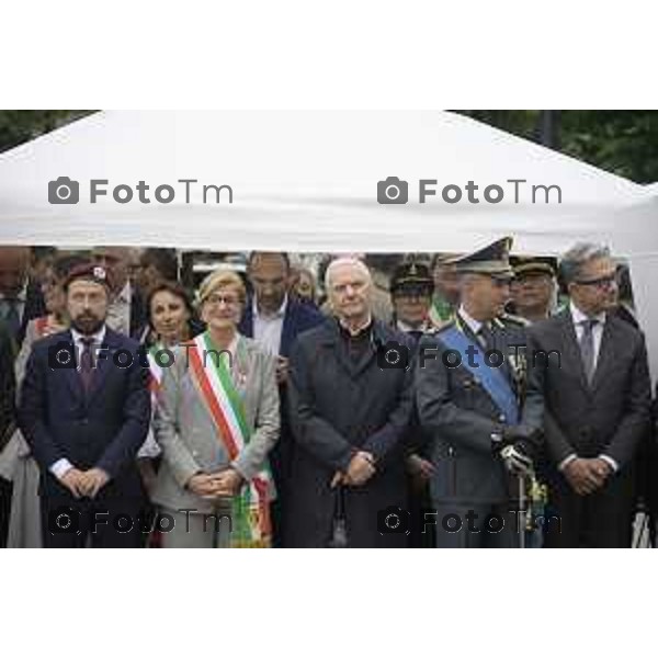 Bergamo festa della Repubblica – 80 anni piazza Vittorio Veneto Prefettura di Bergamo. 2 Giugno 2026 cronaca Bergamo Italia Foto Tiziano Manzoni Lapresse